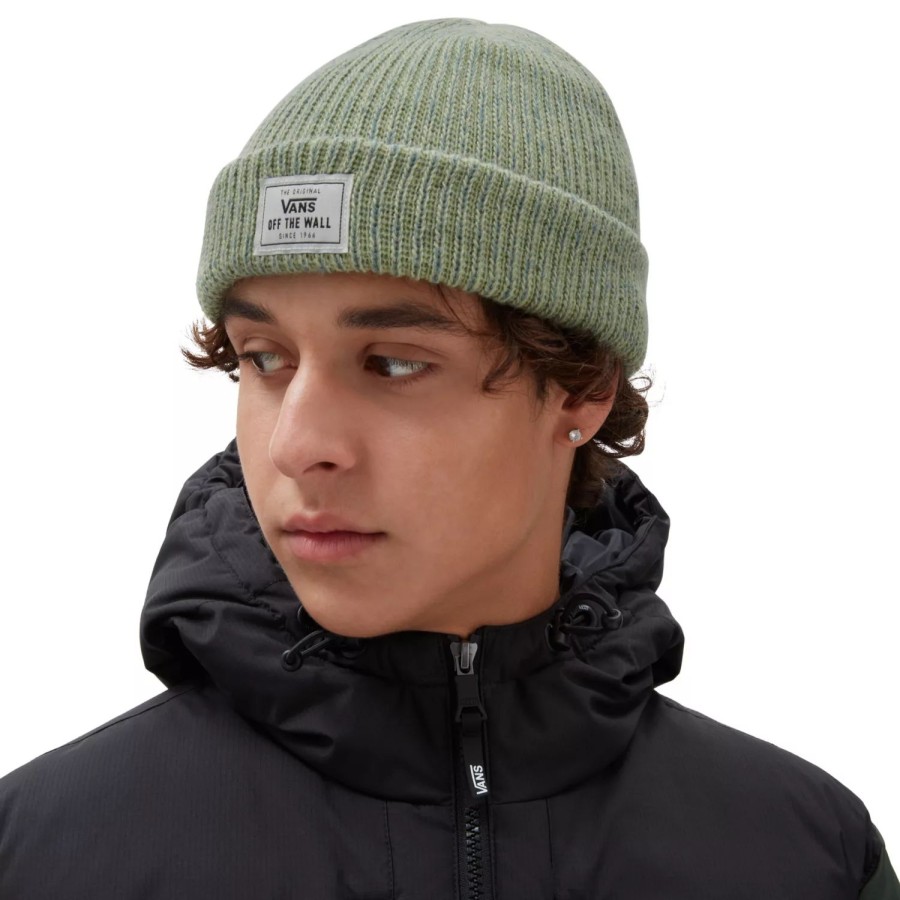 Herren VANS Mutzen, Caps & Hute | Bruckner Beanie-Mutze Mit Umschlag Grun