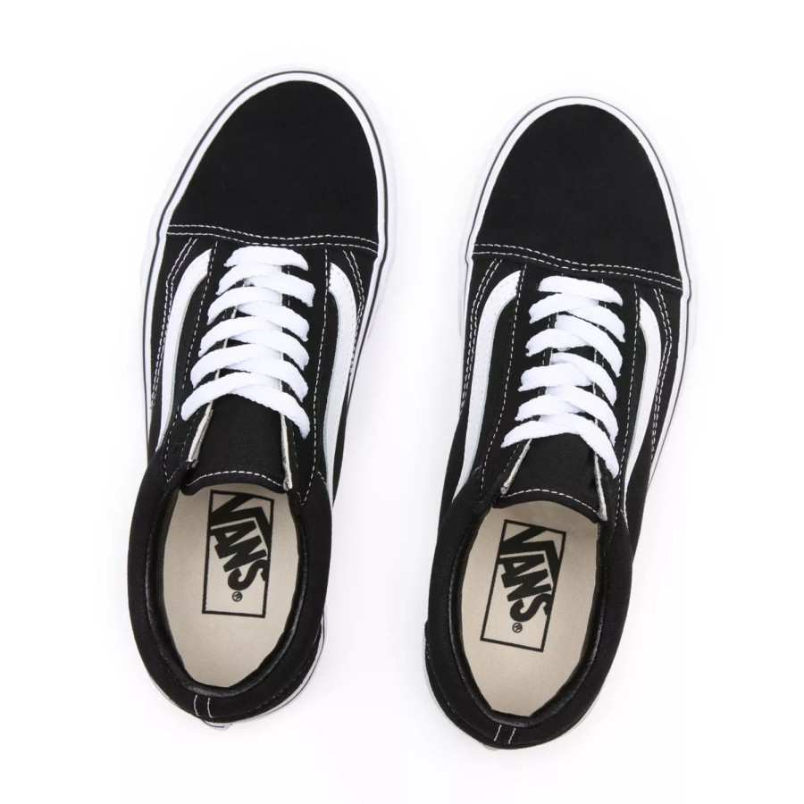 Damen VANS Classics | Platform Old Skool Schuhe Schwarz