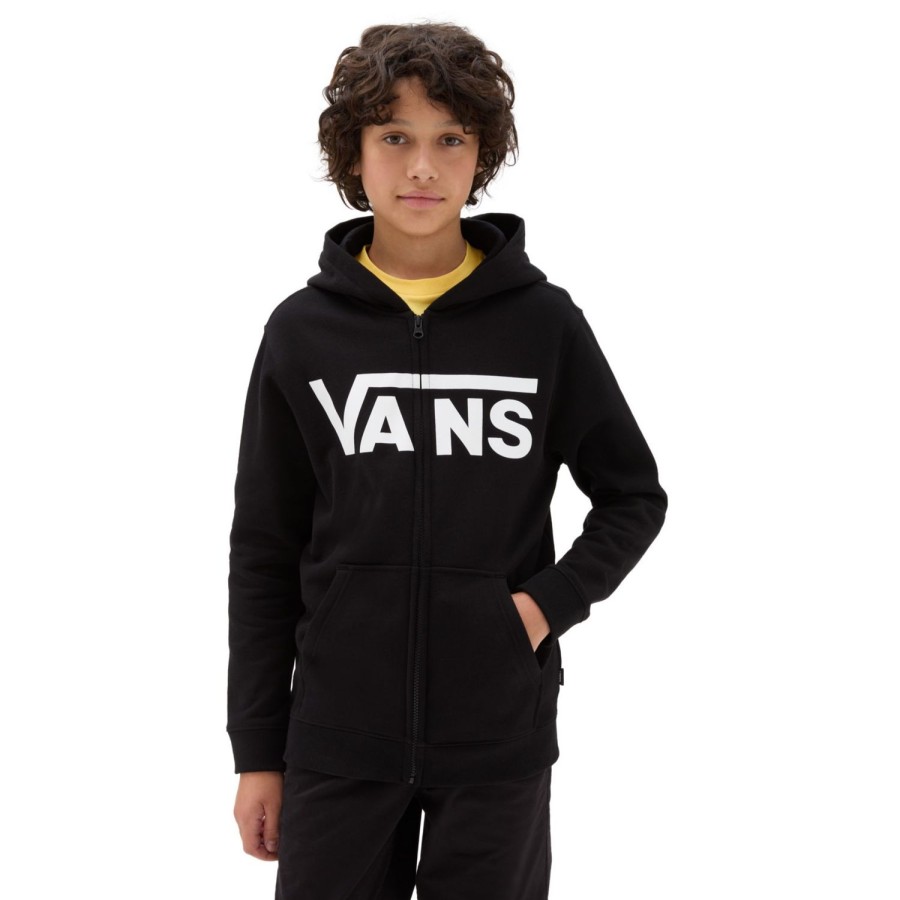 Kinder VANS Jungen-Bekleidung (8-14+) | Jungen Vans Classic Hoodie (8-14 Jahre) Schwarz