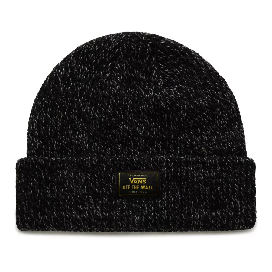 Herren VANS Mutzen, Caps & Hute | Bruckner Beanie-Mutze Mit Umschlag Grau