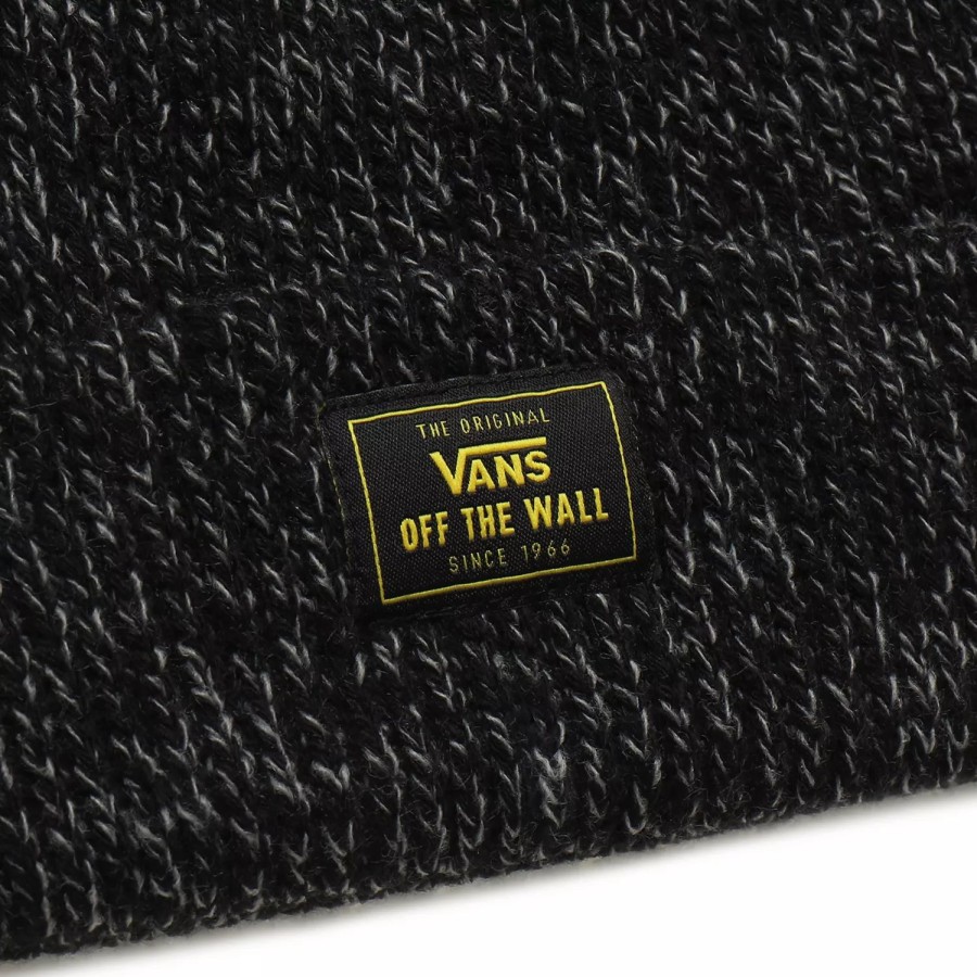 Herren VANS Mutzen, Caps & Hute | Bruckner Beanie-Mutze Mit Umschlag Grau