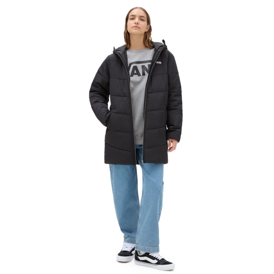 Damen VANS Jacken & Wendeparka | Foundry Long Mte Jacke Schwarz