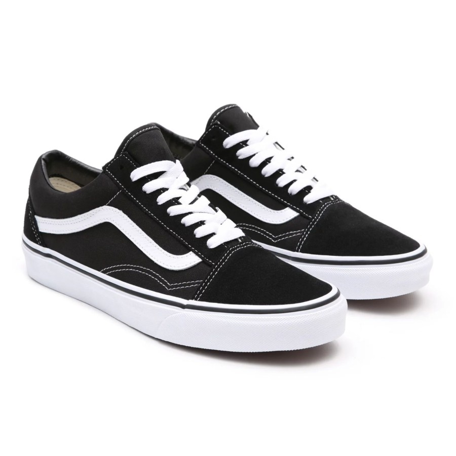 Damen VANS Low-Top Sneaker | Old Skool Schuhe Schwarz