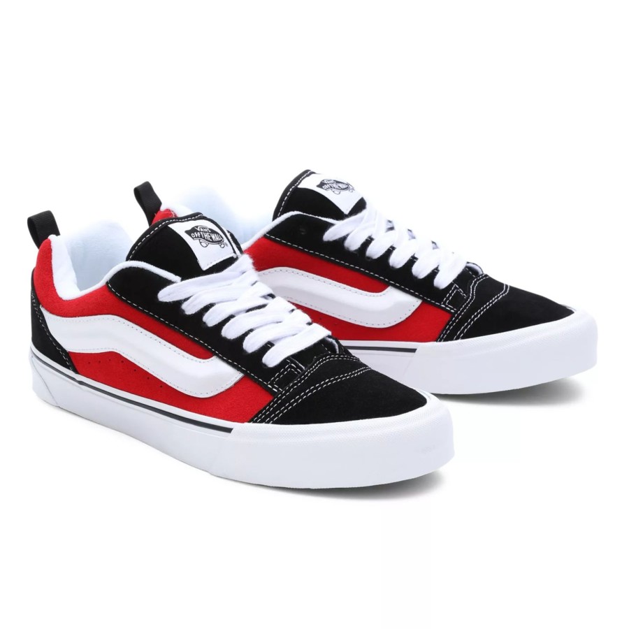 Herren VANS Classics | Knu Skool Schuhe Rot, Weis