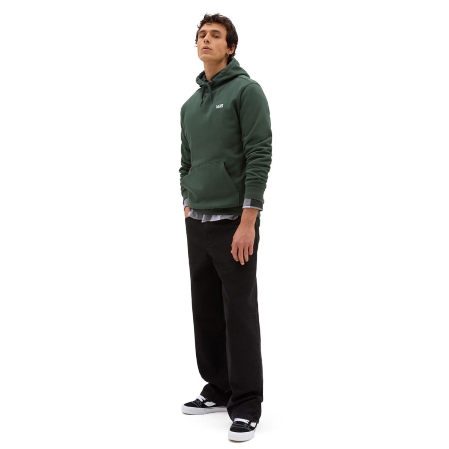 Herren VANS Kapuzenpullover & Sweatshirts | Core Basic Hoodie Grun