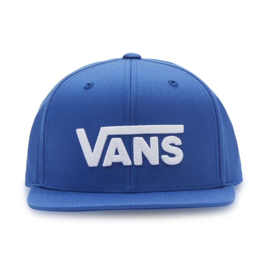 Kinder VANS Caps & Mutzen | Kinder Drop V Ii Snapback-Kappe Blau, Weis