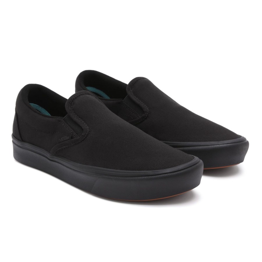 Herren VANS Slip-On-Schuhe | Classic Comfycush Slip-On Schuhe Schwarz