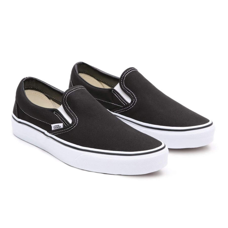 Herren VANS Slip-On-Schuhe | Classic Slip-On Schuhe Schwarz