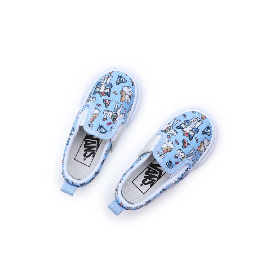 Kinder VANS Classics | Kleinkinder Slip-On Mit Klettverschluss (1-4 Jahre) Blau