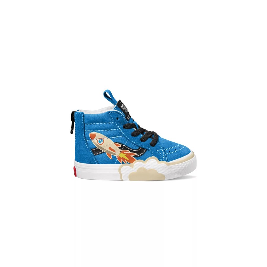 Kinder VANS Kleinkinder-Schuhe (1-4 Jahre) | Kleinkinder Sk8-Hi Zip Rocket Schuhe (1-4 Jahre) Blau