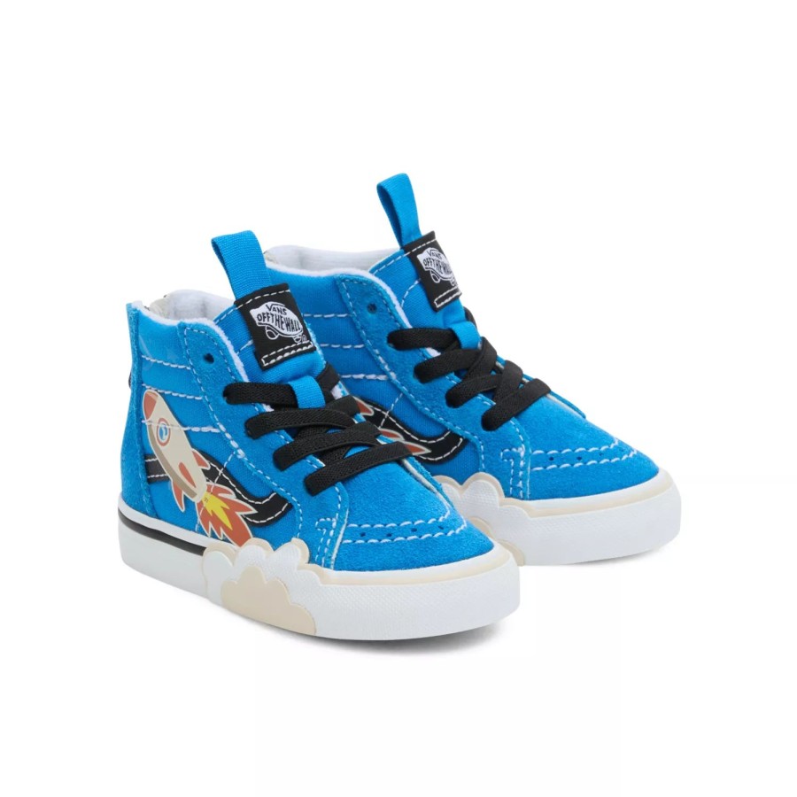 Kinder VANS Kleinkinder-Schuhe (1-4 Jahre) | Kleinkinder Sk8-Hi Zip Rocket Schuhe (1-4 Jahre) Blau