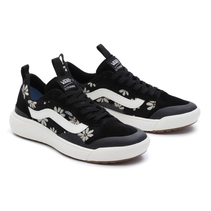 Herren VANS Low-Top-Schuhe | Ultrarange Exo Se Painted Floral Schuhe Schwarz