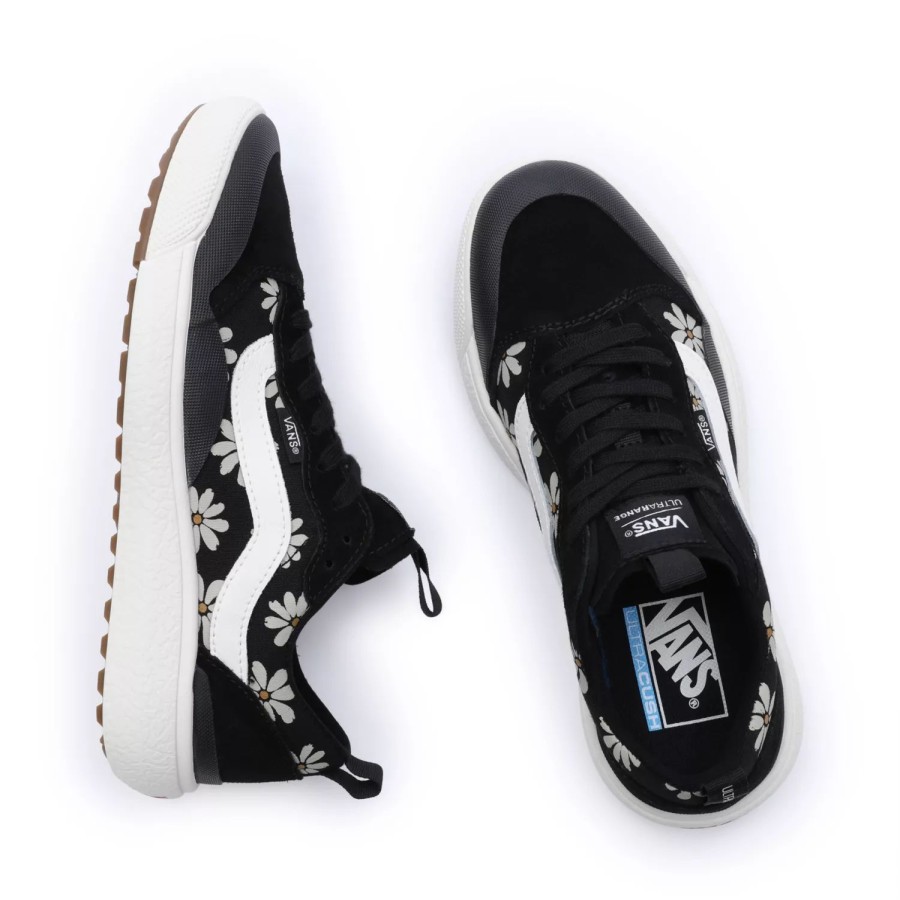 Herren VANS Low-Top-Schuhe | Ultrarange Exo Se Painted Floral Schuhe Schwarz