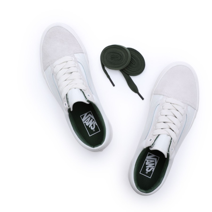 Herren VANS Low-Top-Schuhe | Oversized Laces Old Skool Schuhe Weis