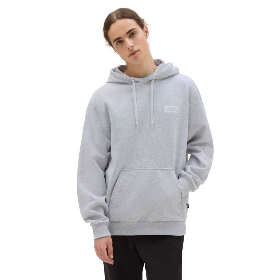 Herren VANS Kapuzenpullover & Sweatshirts | Locker Geschnittener Kapuzenpullover Grau