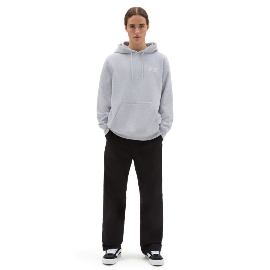 Herren VANS Kapuzenpullover & Sweatshirts | Locker Geschnittener Kapuzenpullover Grau