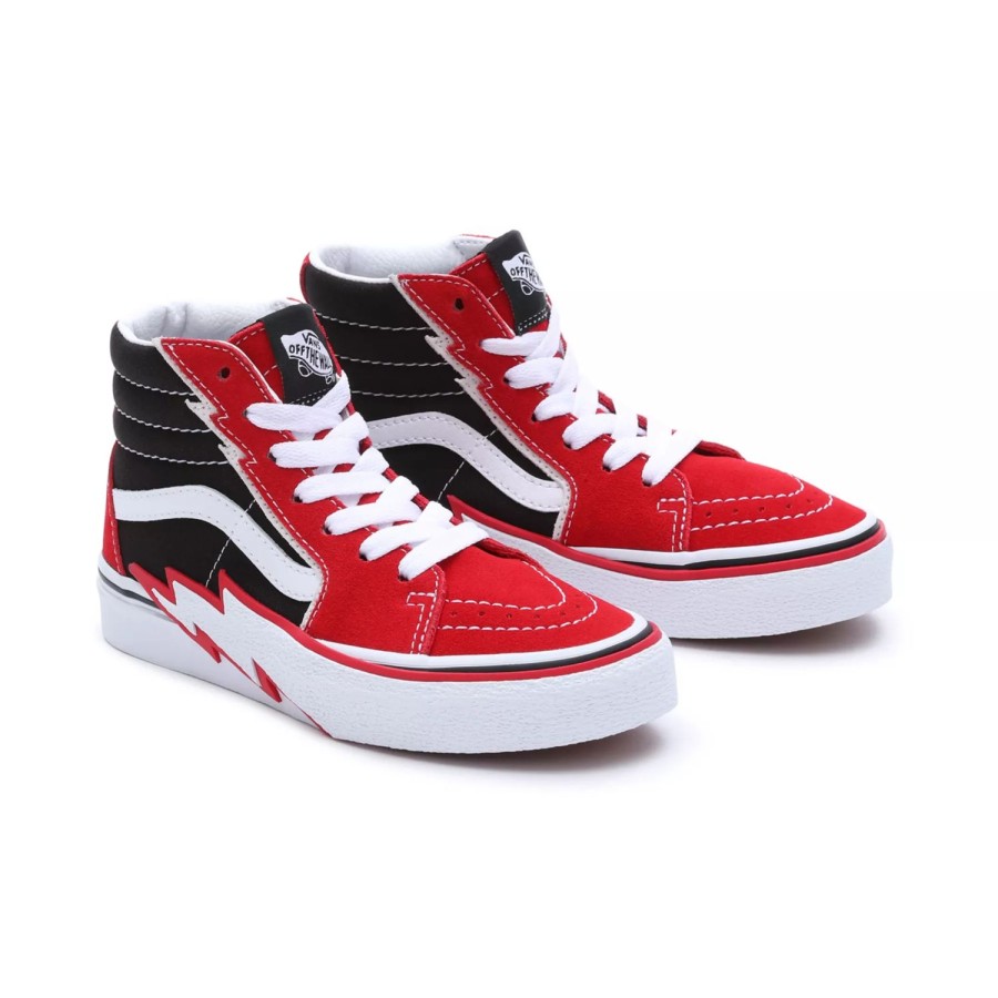 Kinder VANS Classics | Kinder Sk8-Hi Bolt Schuhe (4-8 Jahre) Rot