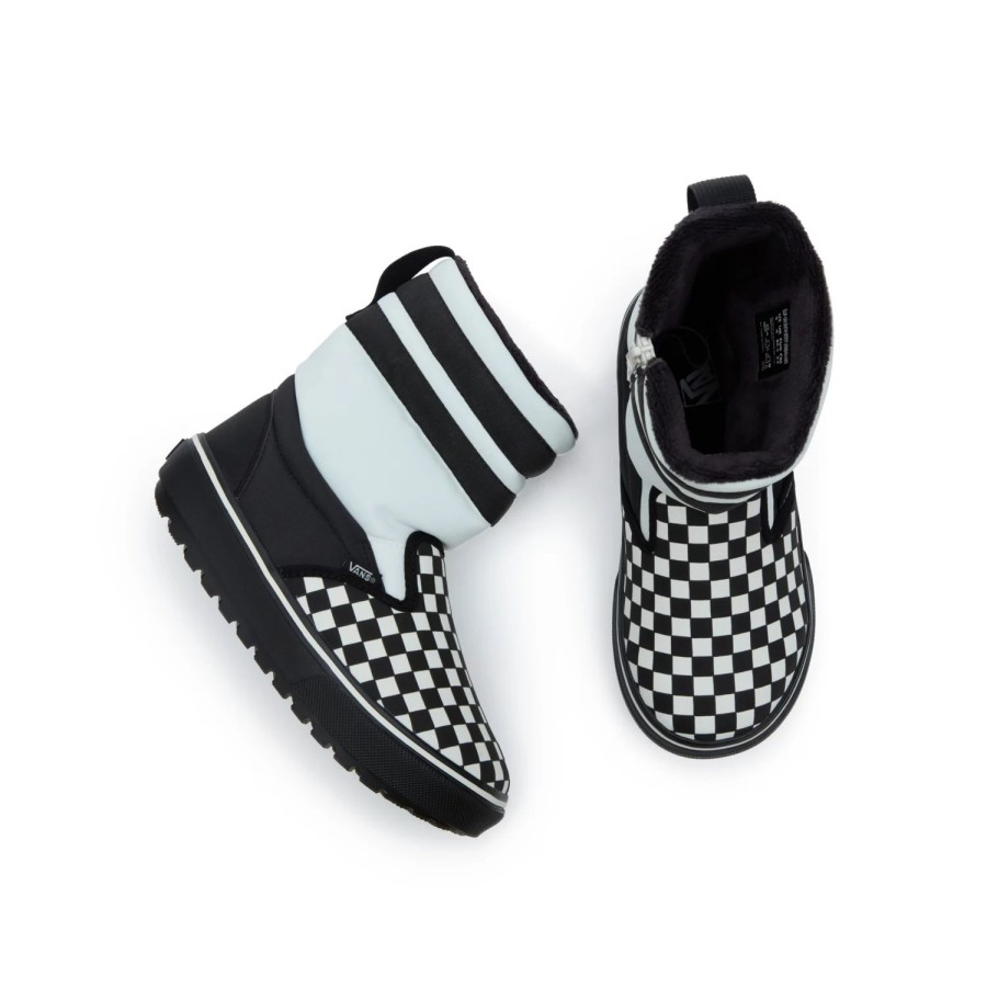 Kinder VANS Kinderschuhe (4-8 Jahre) | Kinder Vansguard Slip-On Schneestiefel (4-8 Jahre) Schwarz