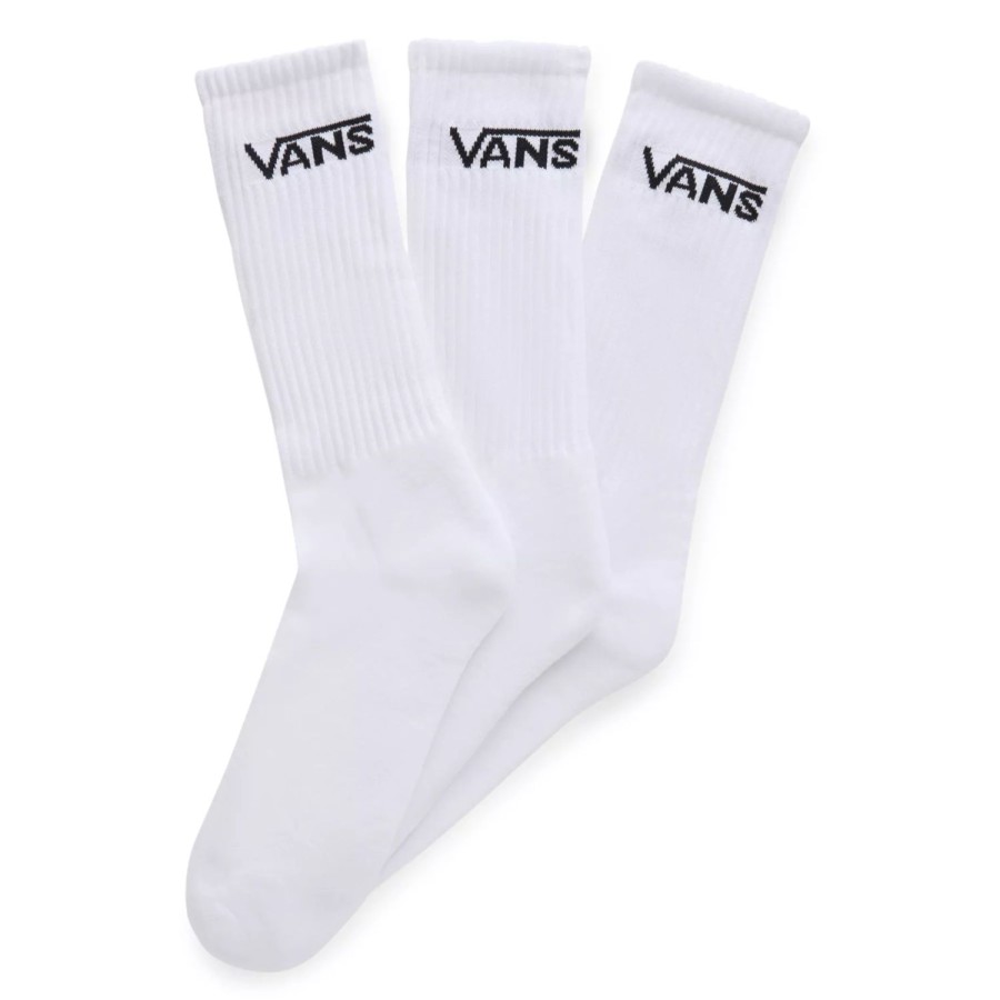 Damen VANS Socken | Classic Crew Socken (3 Paar) Weis