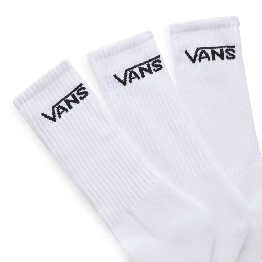 Damen VANS Socken | Classic Crew Socken (3 Paar) Weis