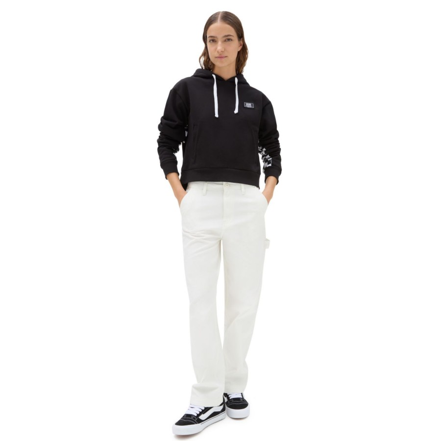 Damen VANS Kapuzenpullover & Pullover | Boom Boom Check Kapuzenpullover Schwarz