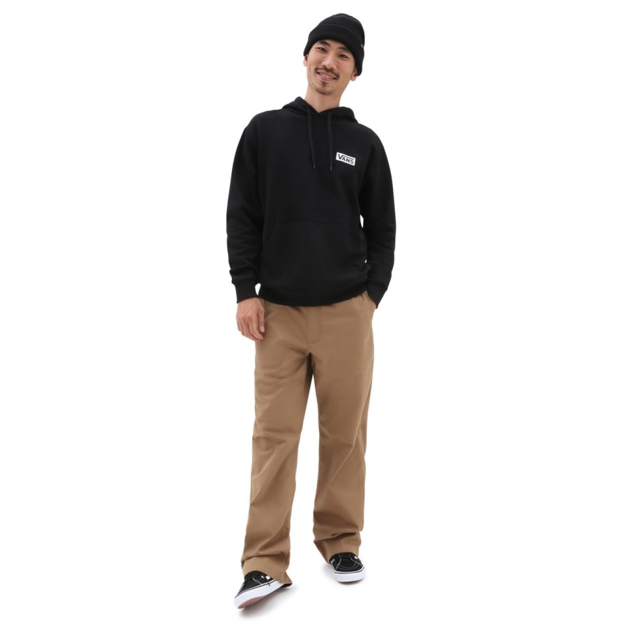 Herren VANS Kapuzenpullover & Sweatshirts | Locker Geschnittener Kapuzenpullover Schwarz