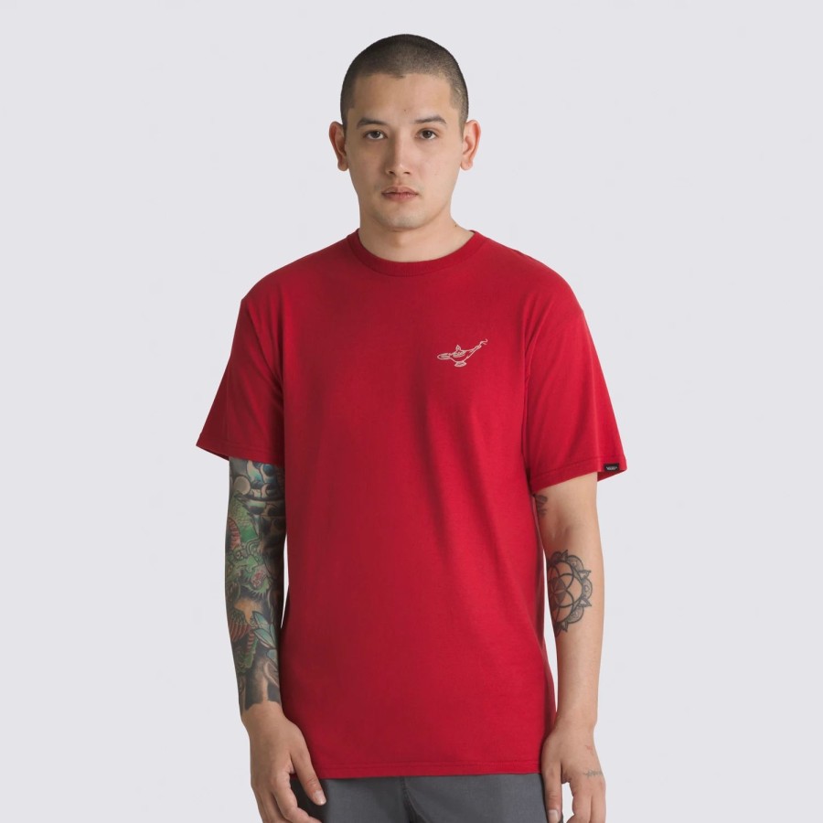 Herren VANS T-Shirts & Tank Tops | Disney X Vans Dschafar T-Shirt Rot