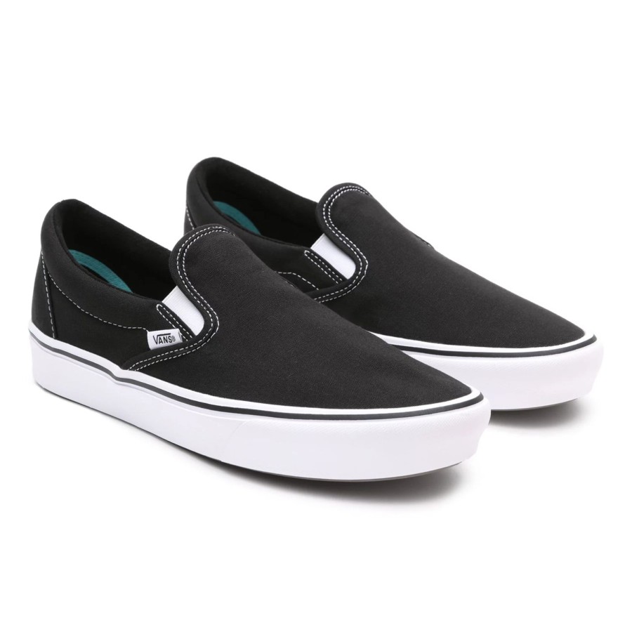 Damen VANS Slip-On-Schuhe | Classic Comfycush Slip-On Schuhe Schwarz