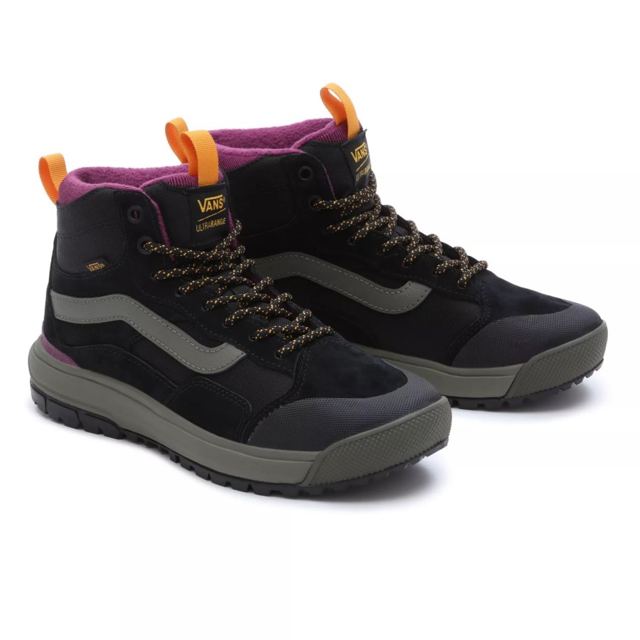 Damen VANS Ultrarange Schuhe | Ultrarange Exo Hi Mte-1 Schuhe Schwarz