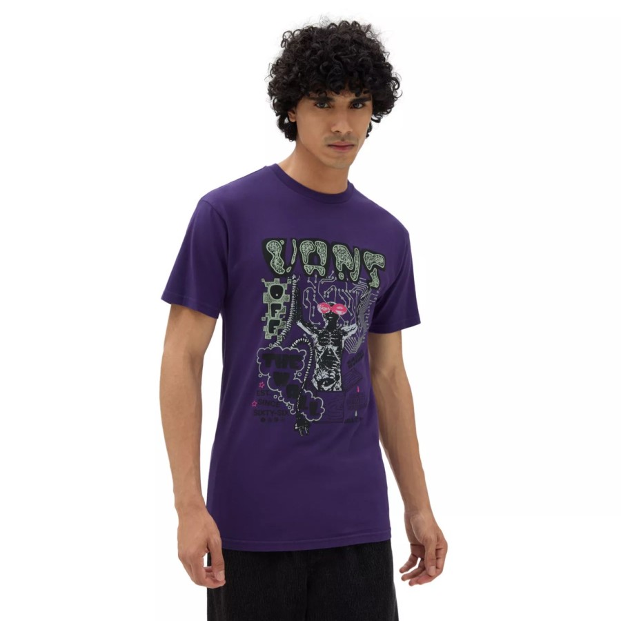 Herren VANS T-Shirts & Tank Tops | Matrix Fly Vintage T-Shirt Violett