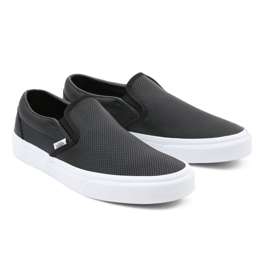 Damen VANS Classics | Classic Slip-On Lederschuhe Schwarz