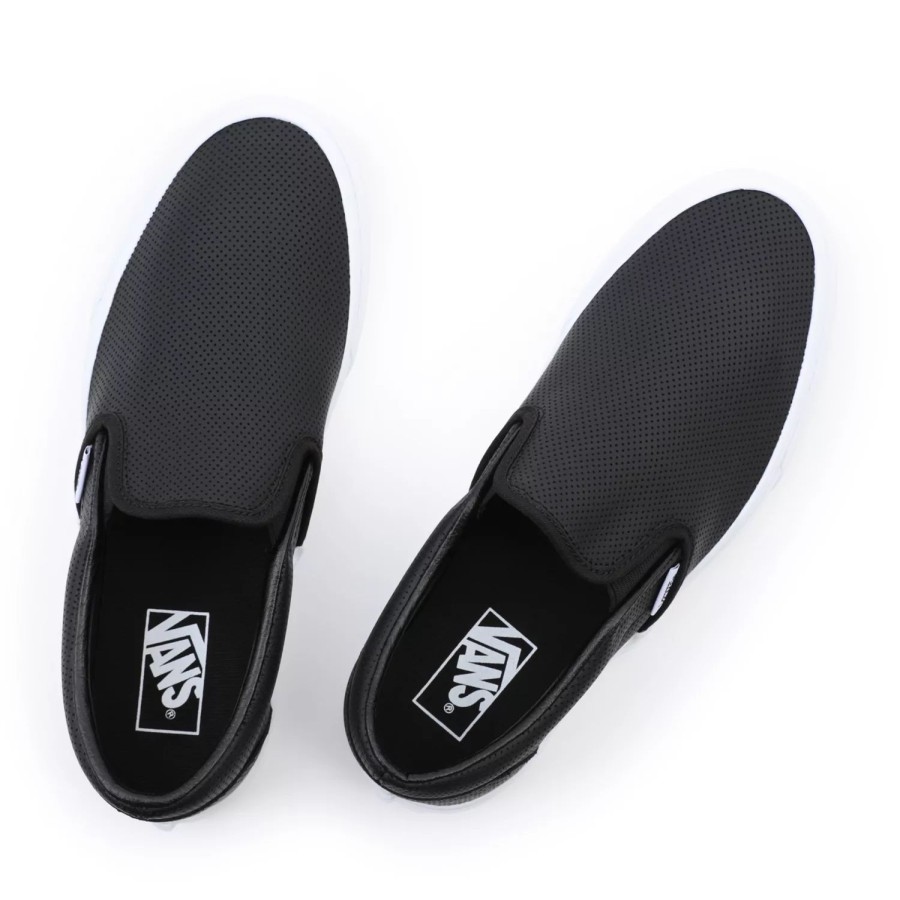 Damen VANS Classics | Classic Slip-On Lederschuhe Schwarz