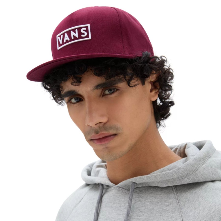 Herren VANS Mutzen, Caps & Hute | Easy Box Snapback Cap Rot