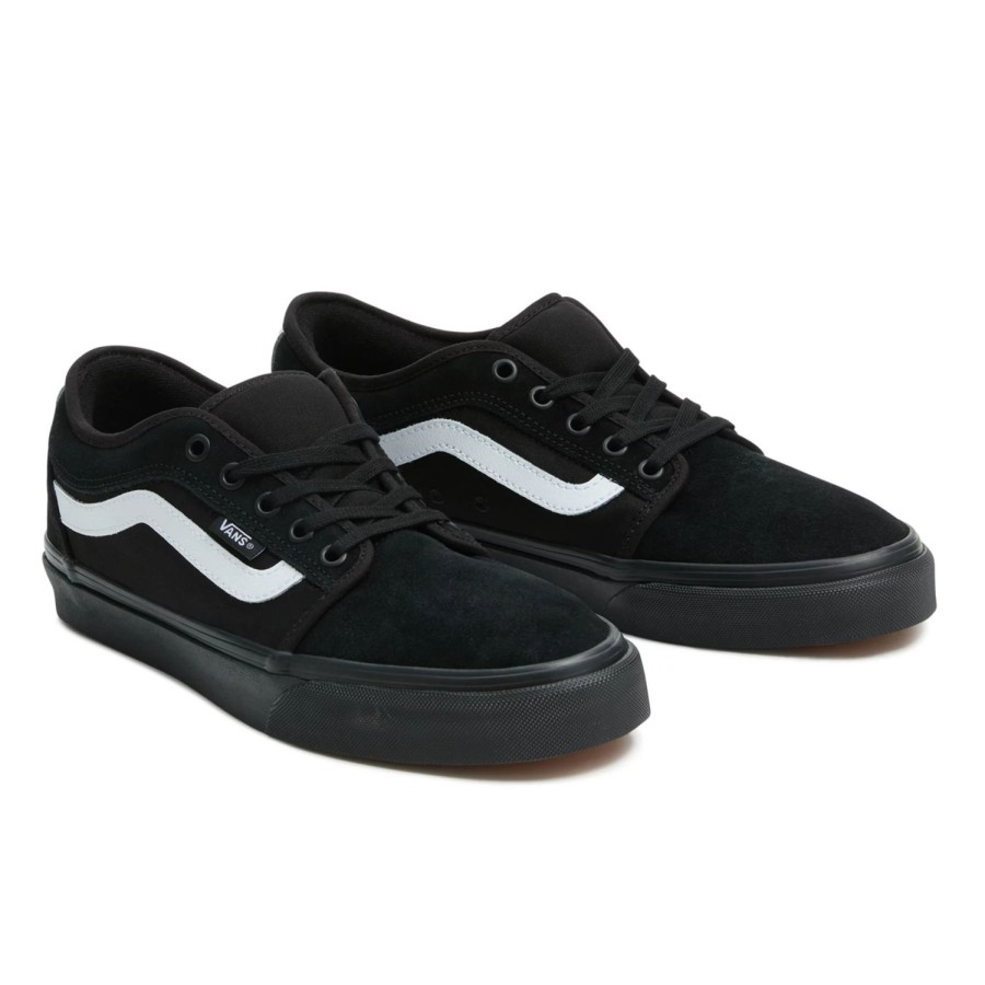 Herren VANS Low-Top-Schuhe | Chukka Low Sidestripe Schuhe Schwarz, Weis