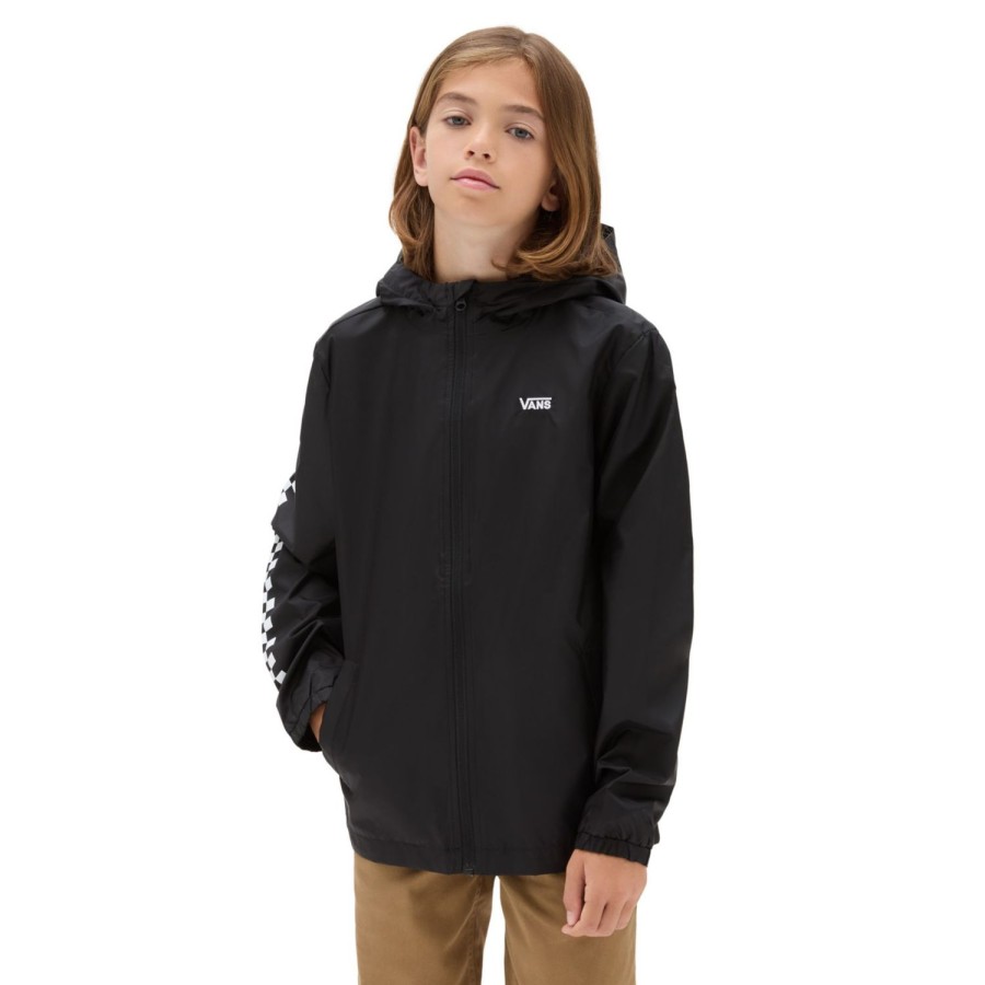 Kinder VANS Jungen-Bekleidung (8-14+) | Jungen Garnett Windjacke (8-14 Jahre) Schwarz