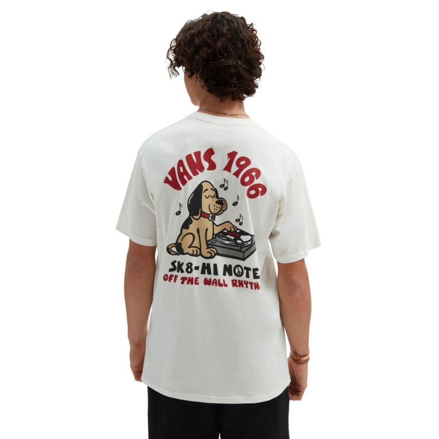 Herren VANS T-Shirts & Tank Tops | Rhythm Pup T-Shirt Weis