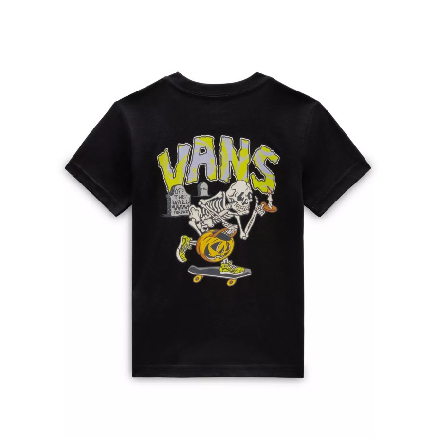 Kinder VANS Kleinkind-Bekleidung (2-8 Jahre) | Kleinkinder Haunted House Of Vans T-Shirt (2-8 Jahre) Schwarz