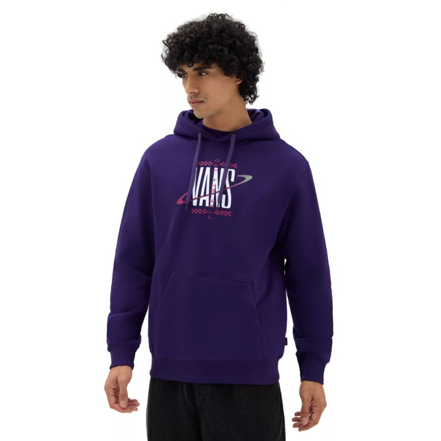 Herren VANS Kapuzenpullover & Sweatshirts | Saturn Hoodie Violett