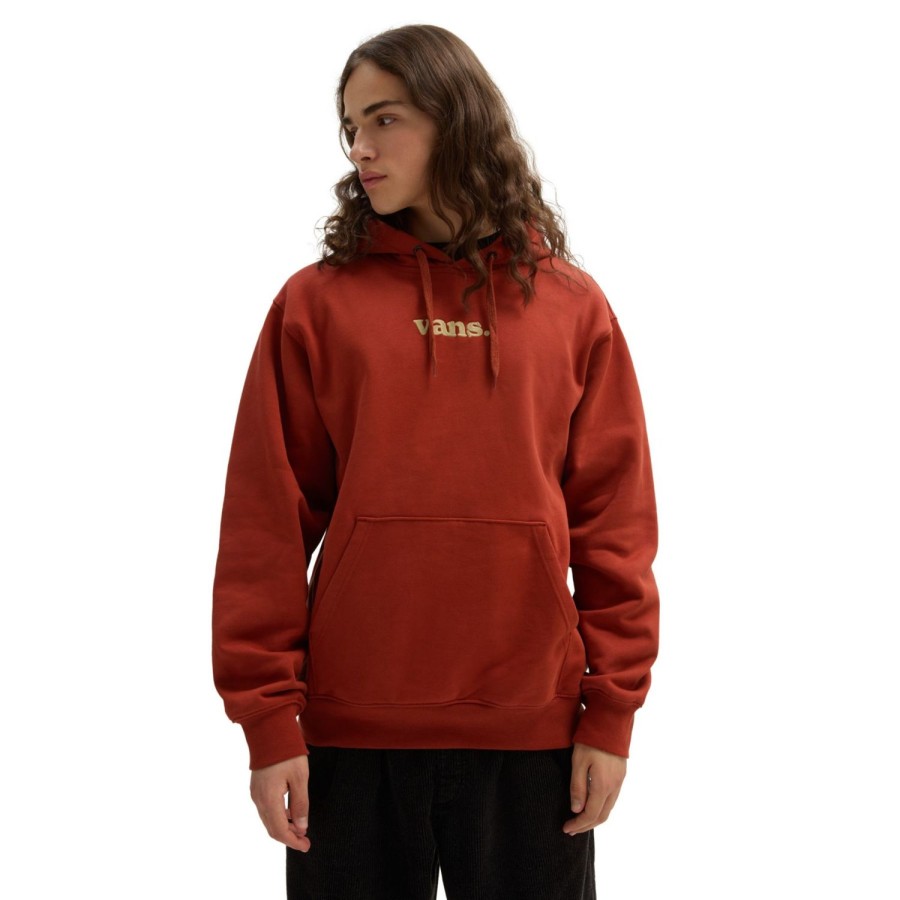 Herren VANS Kapuzenpullover & Sweatshirts | Lowered Loose Hoodie Rot