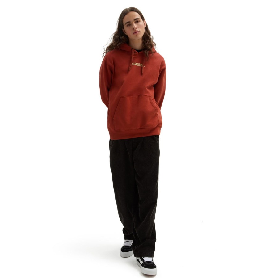 Herren VANS Kapuzenpullover & Sweatshirts | Lowered Loose Hoodie Rot