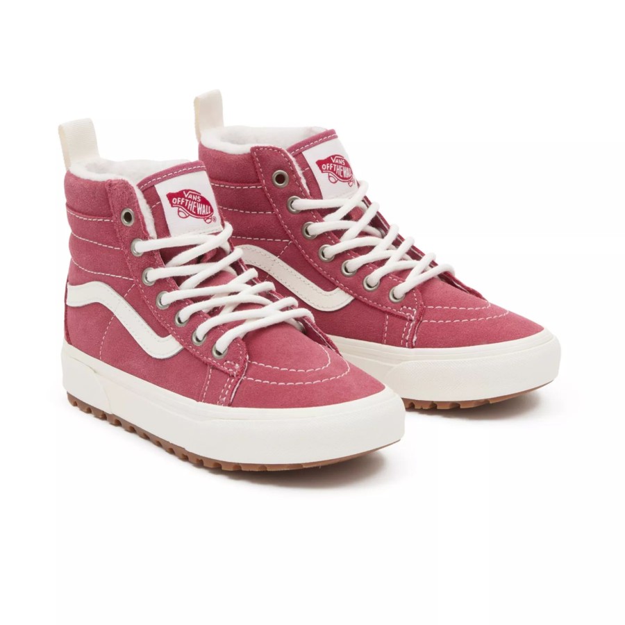 Kinder VANS Classics | Kleine Kinder Sk8-Hi Zip Mte-1 Schuhe (4-8 Jahre) Rot