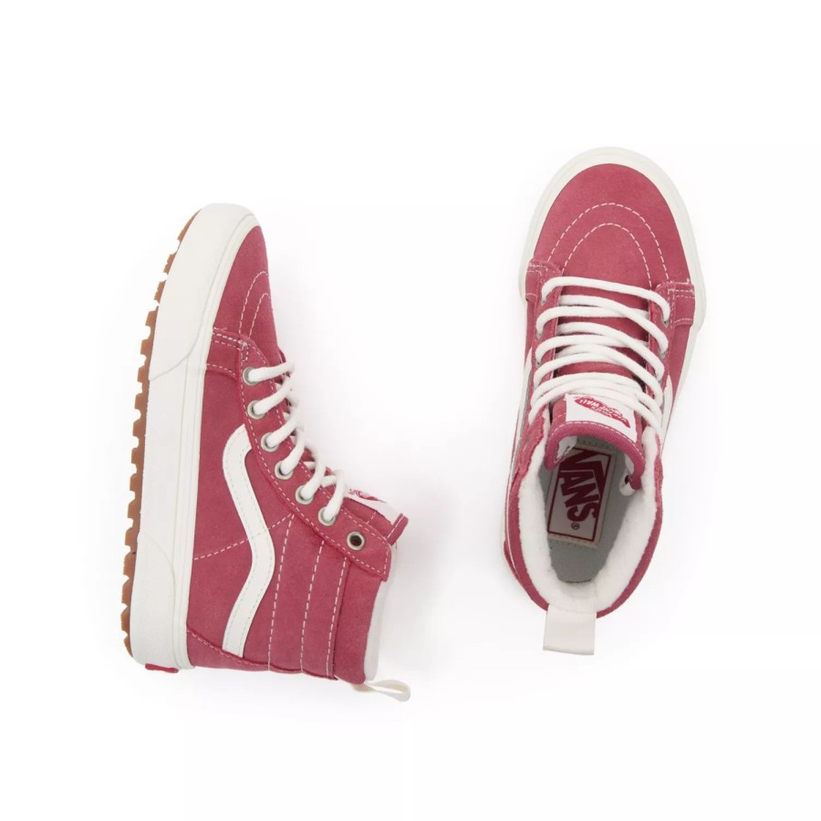 Kinder VANS Classics | Kleine Kinder Sk8-Hi Zip Mte-1 Schuhe (4-8 Jahre) Rot