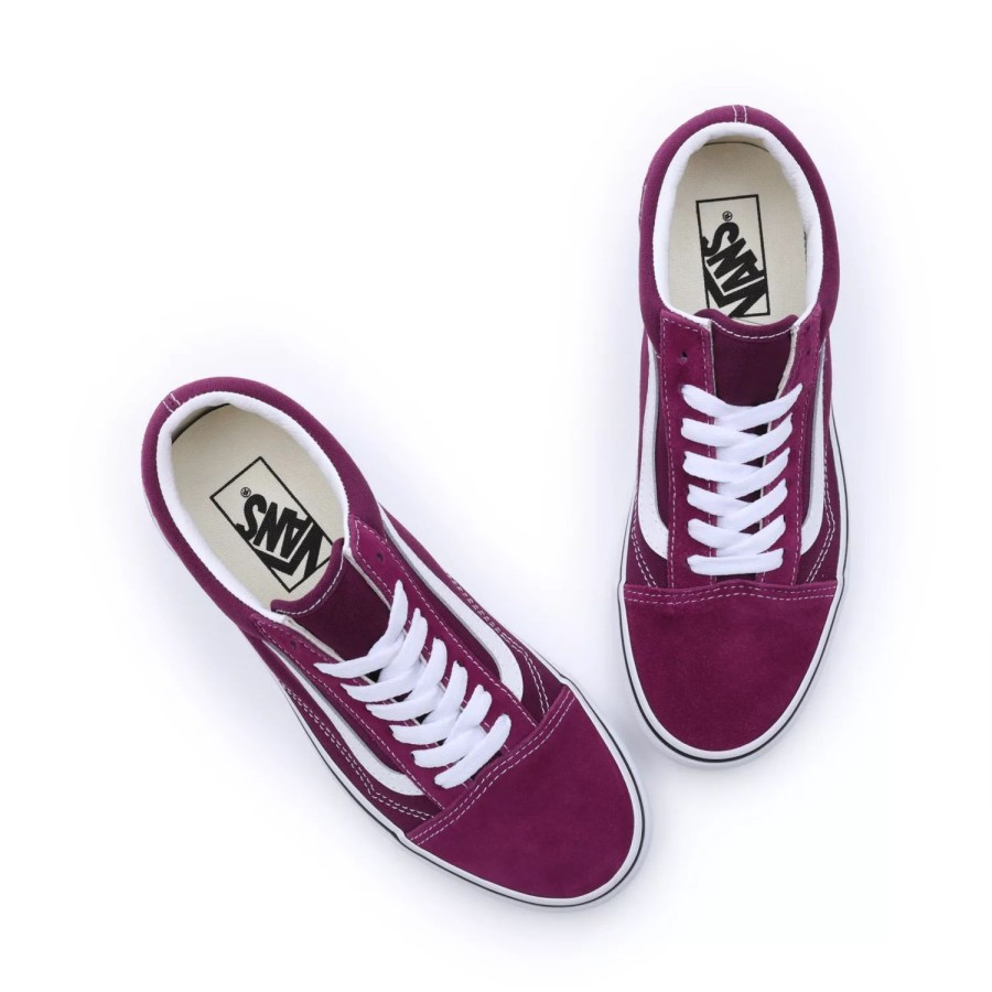 Damen VANS Low-Top Sneaker | Color Theory Old Skool Schuhe Violett