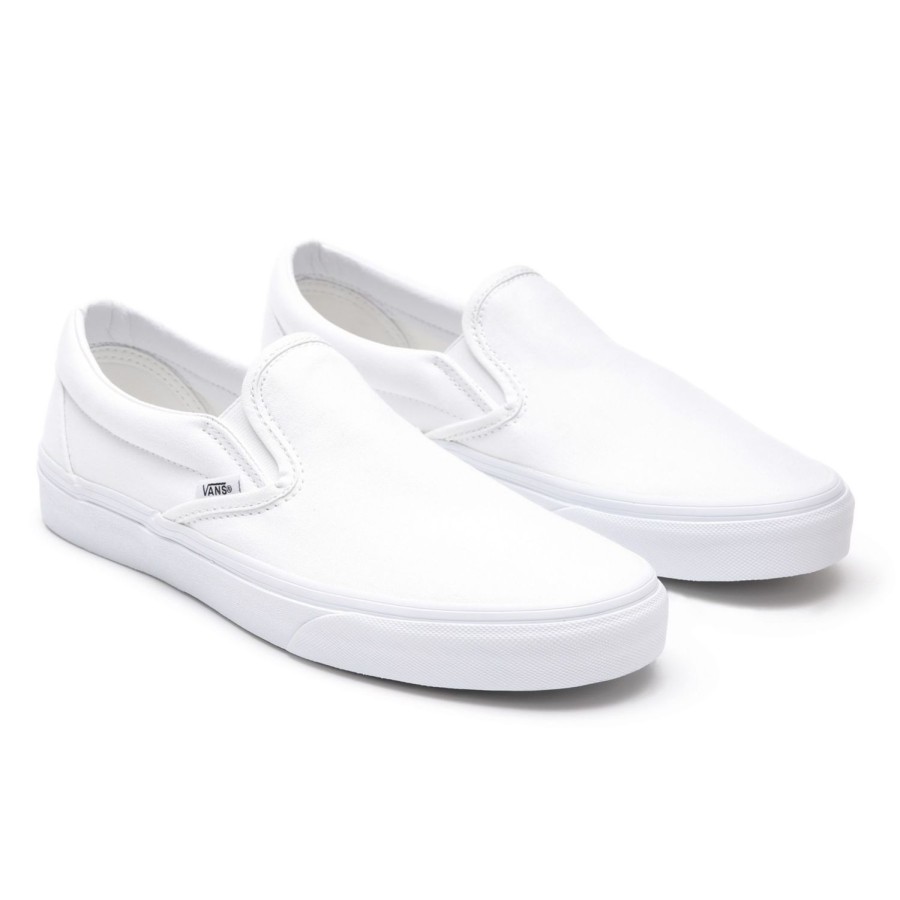 Herren VANS Slip-On-Schuhe | Classic Slip-On Schuhe Weis