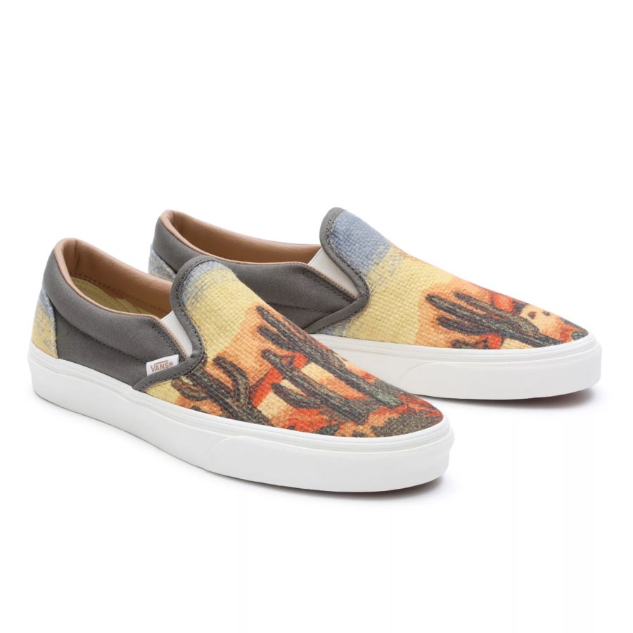 Herren VANS Slip-On-Schuhe | Classic Slip-On Schuhe Multicolour