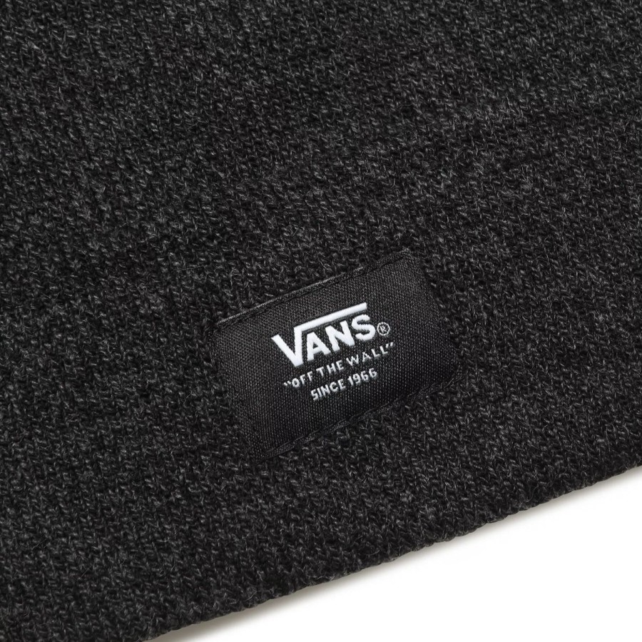 Herren VANS Mutzen, Caps & Hute | Mte Beanie-Mutze Mit Umschlag Grau