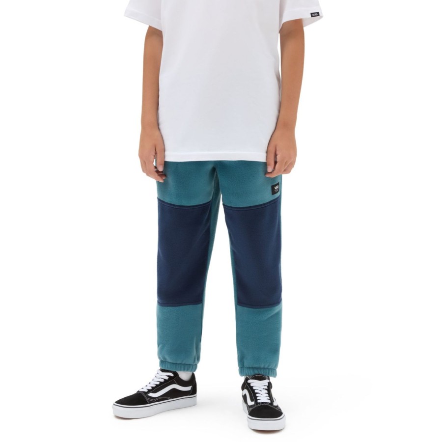 Kinder VANS Jungen-Bekleidung (8-14+) | Jungen Color Block Hose (8-14 Jahre) Blau, Grun