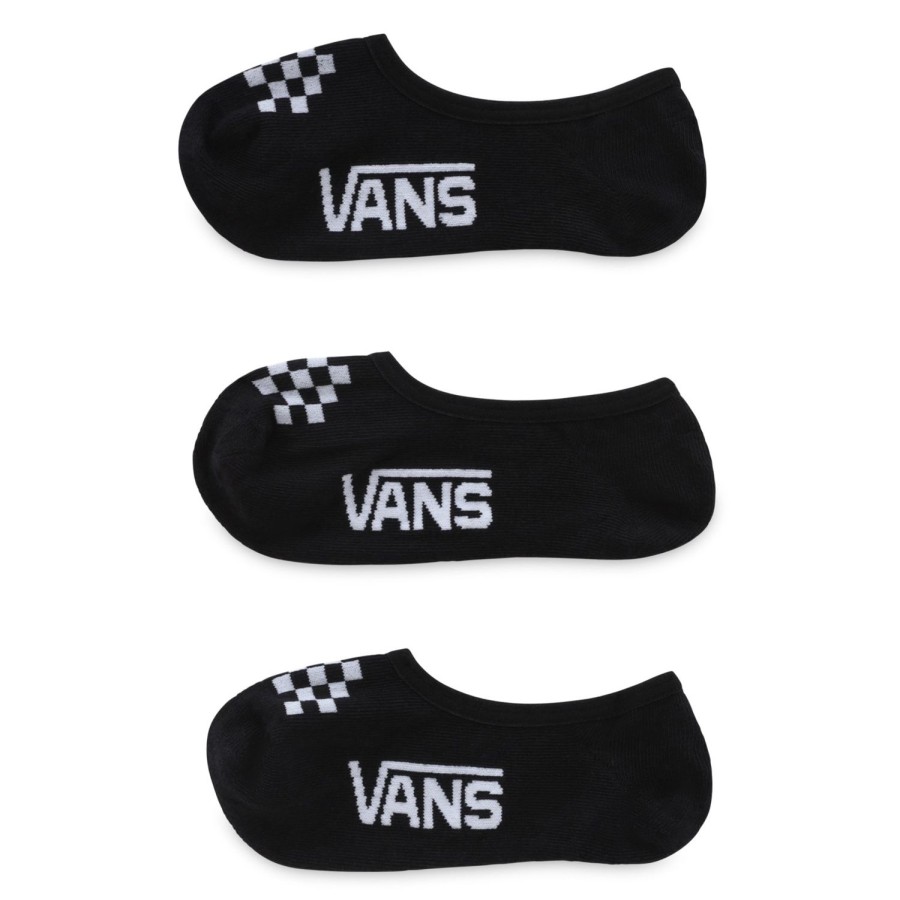 Kinder VANS Socken | Kinder Klassische Canoodle Socken (3 Paar) Schwarz