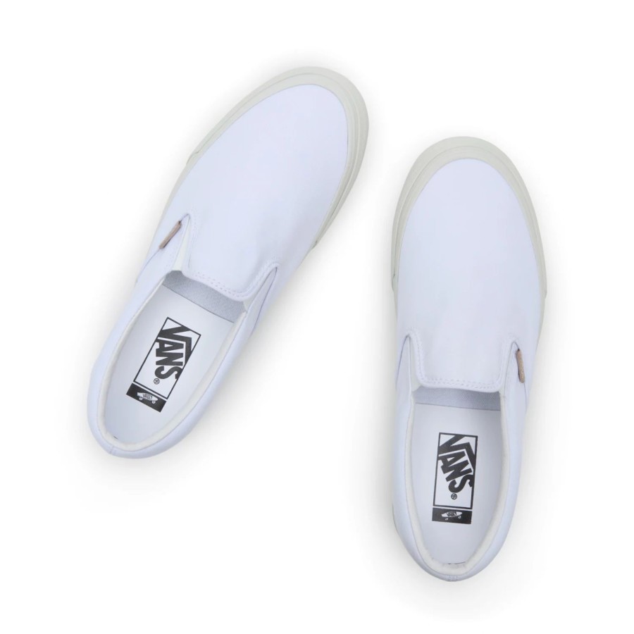 Damen VANS Slip-On-Schuhe | Vault By Vans X Jjjjound Classic Slip-On Lx Schuhe Weis