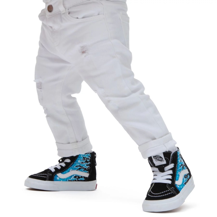 Kinder VANS Classics | Kleinkinder Sk8-Hi Zip Schuhe (1-4 Jahre) Schwarz